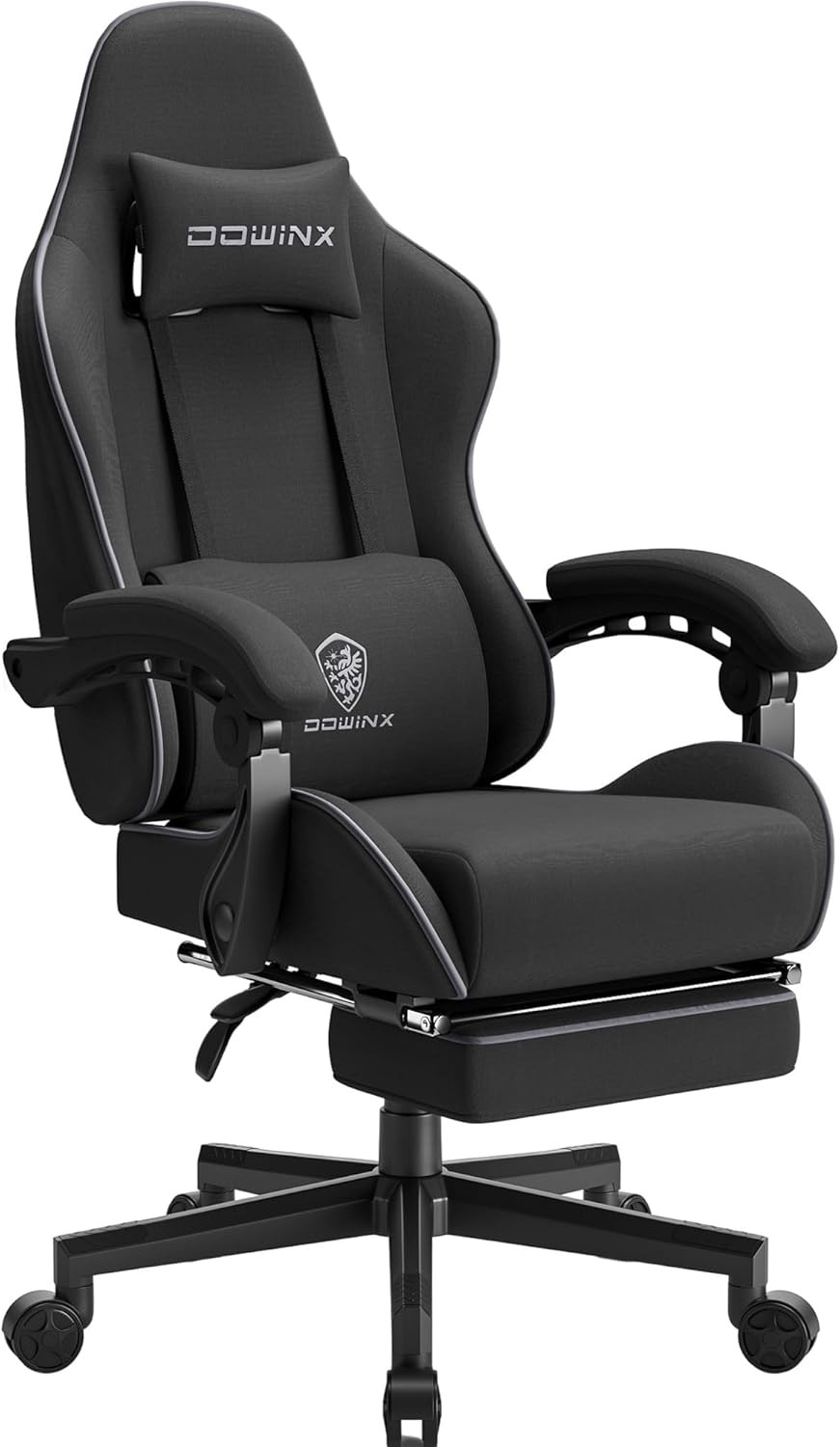 Gaming Chair Fabric W/ Pocket Spring Cushion Massage Game Chair Cloth