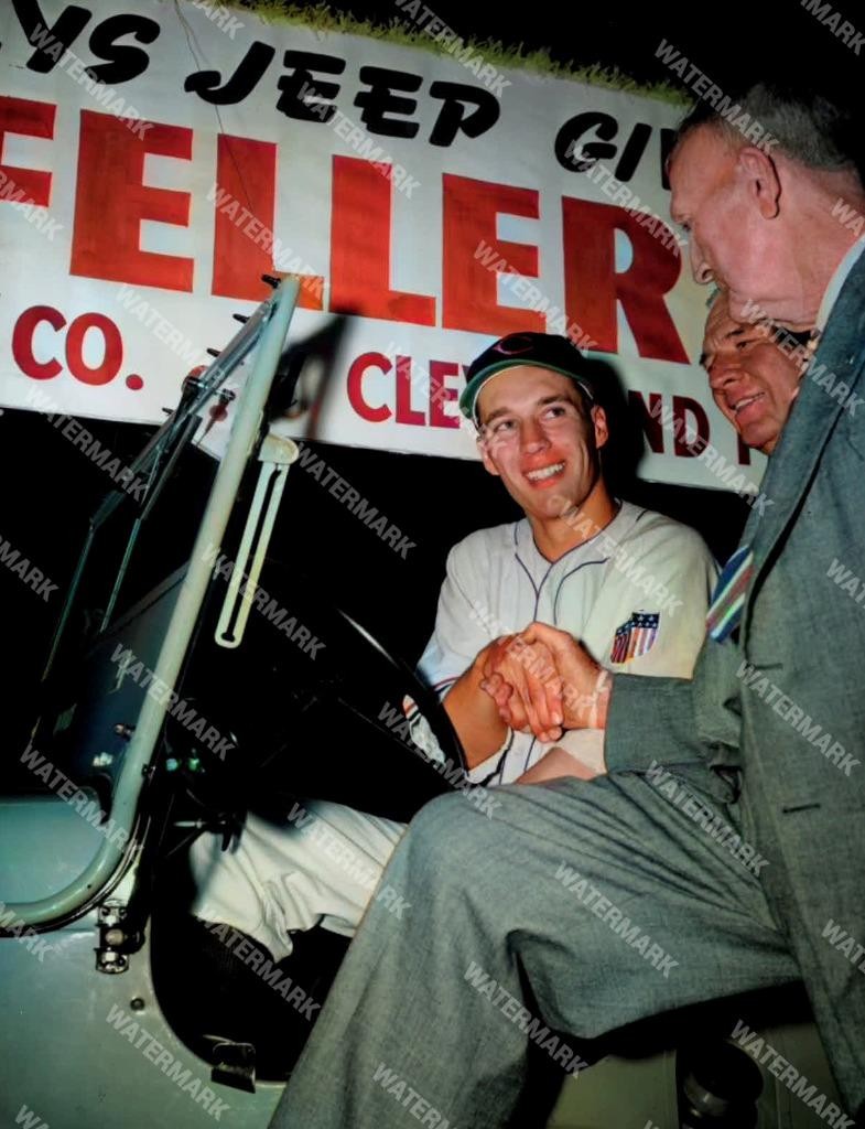 GV822 Bob Feller Indians Cy Young 8x10 11x14 16x20 Colorized Photo