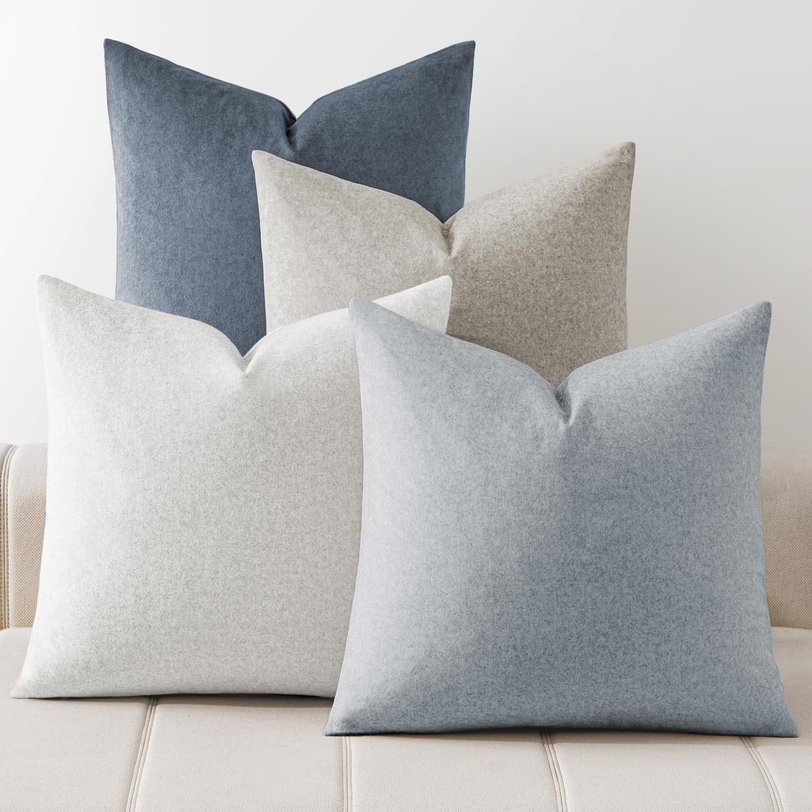 a moment Waterproof Throw Pillow Covers Set of 4 16x16 Inch Outdoor Stain Resist