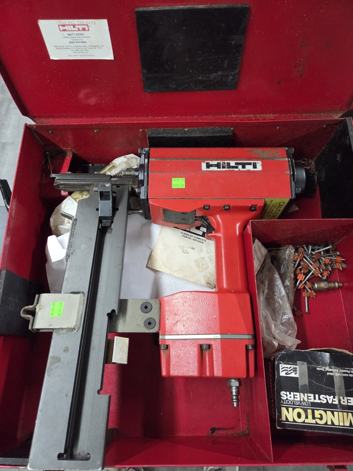 Hilti R4DW-X Steel Deck Fastener, WITH CASE