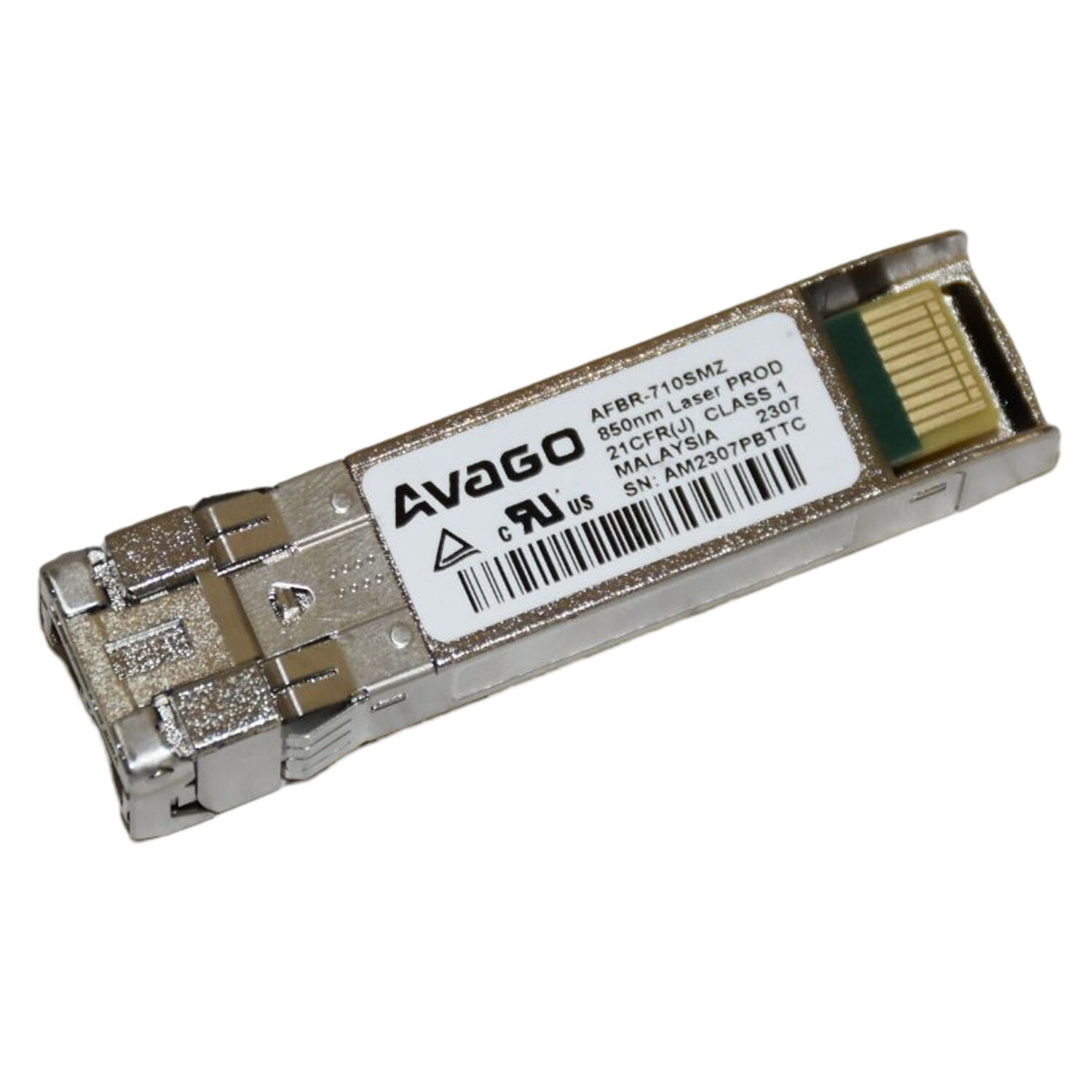 Lot of 4 Broadcom Avago 10GBASE-SR MMF 850nm 400m SFP+ Transceiver AFBR-710SMZ