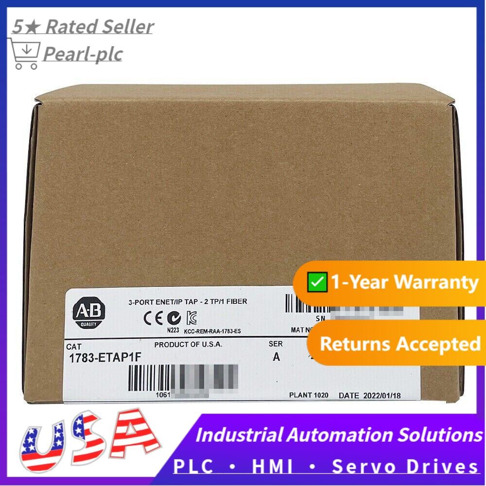 New AB 1783-ETAP1F EtherNet/IP Tap 2-Port Copper, 1-Port Fiber US Free Tax