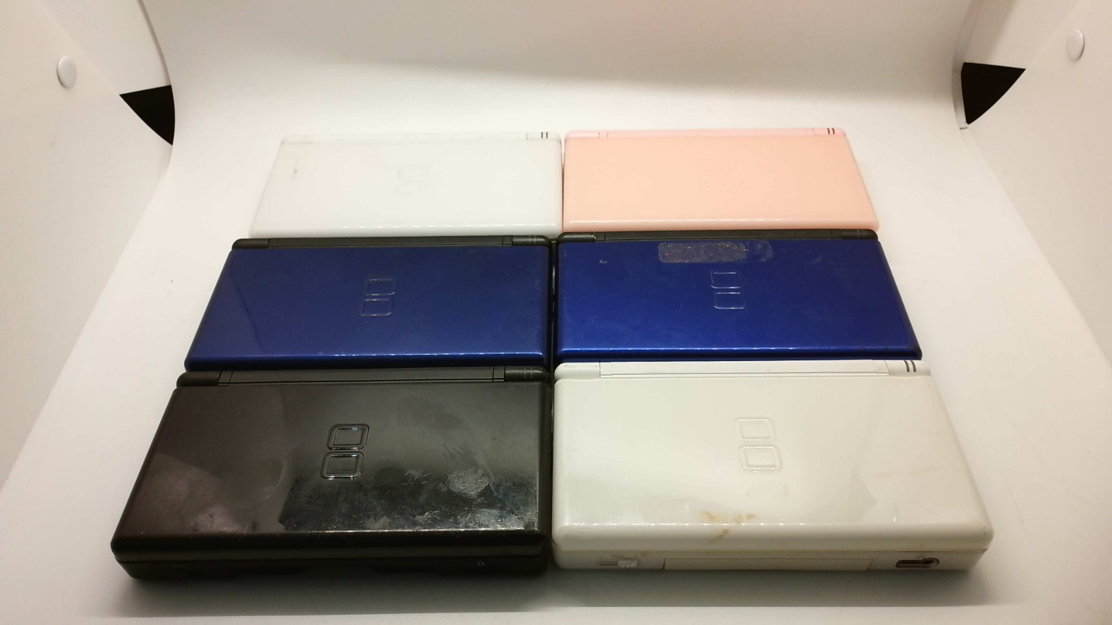 Lot of 6 DS Lites (USG-001) in Mostly Working Condition: USED [Free Shipping]