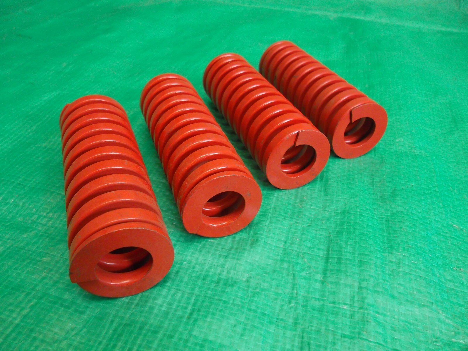 (4-Pack) Danly Die Springs 1.25" X 3.5" Rectangular Red Heavy Duty P/N 9-2014-26
