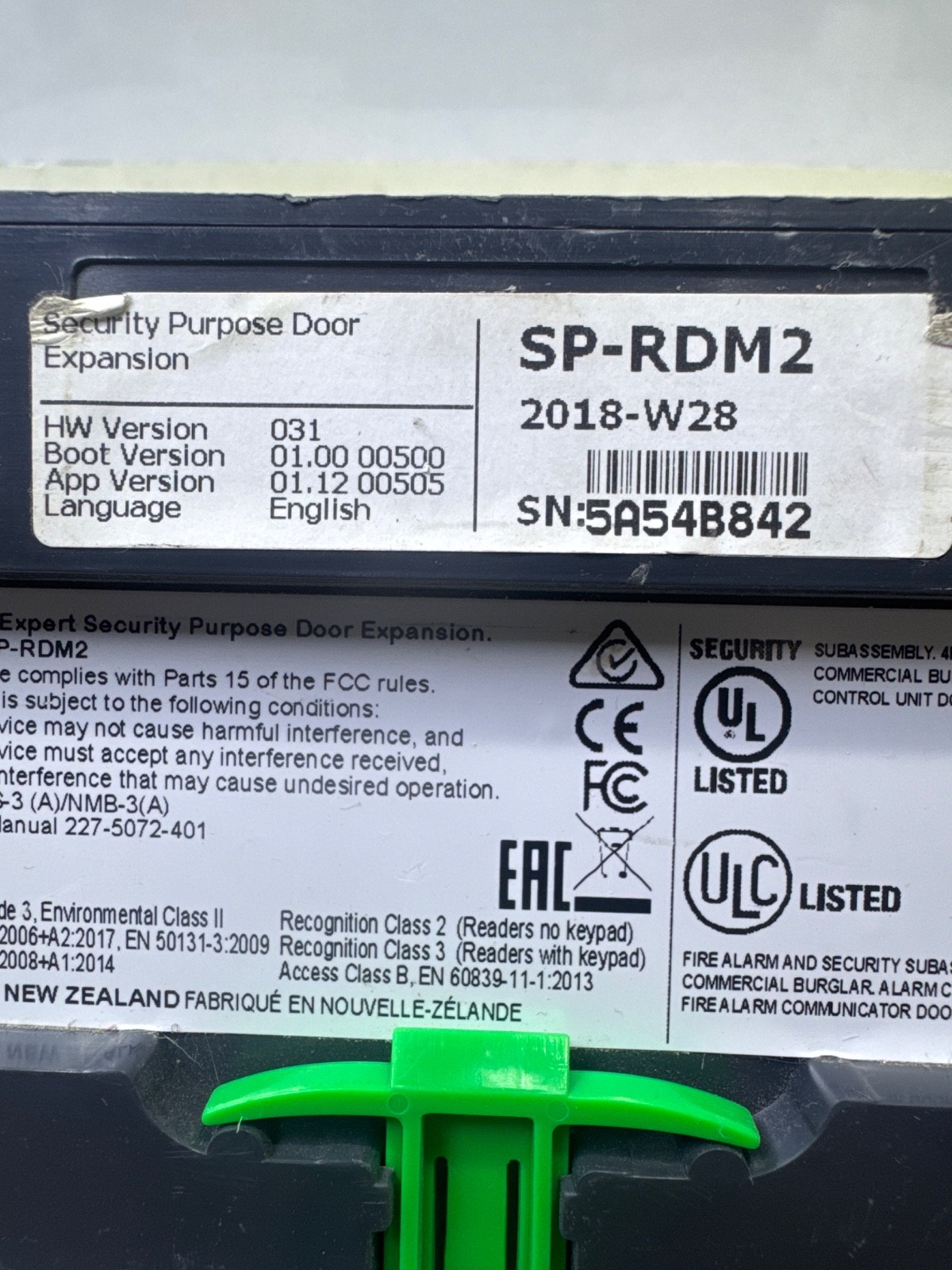 SCHNEIDER ELECTRIC SP-RDM2 Security Purpose Door Expansion