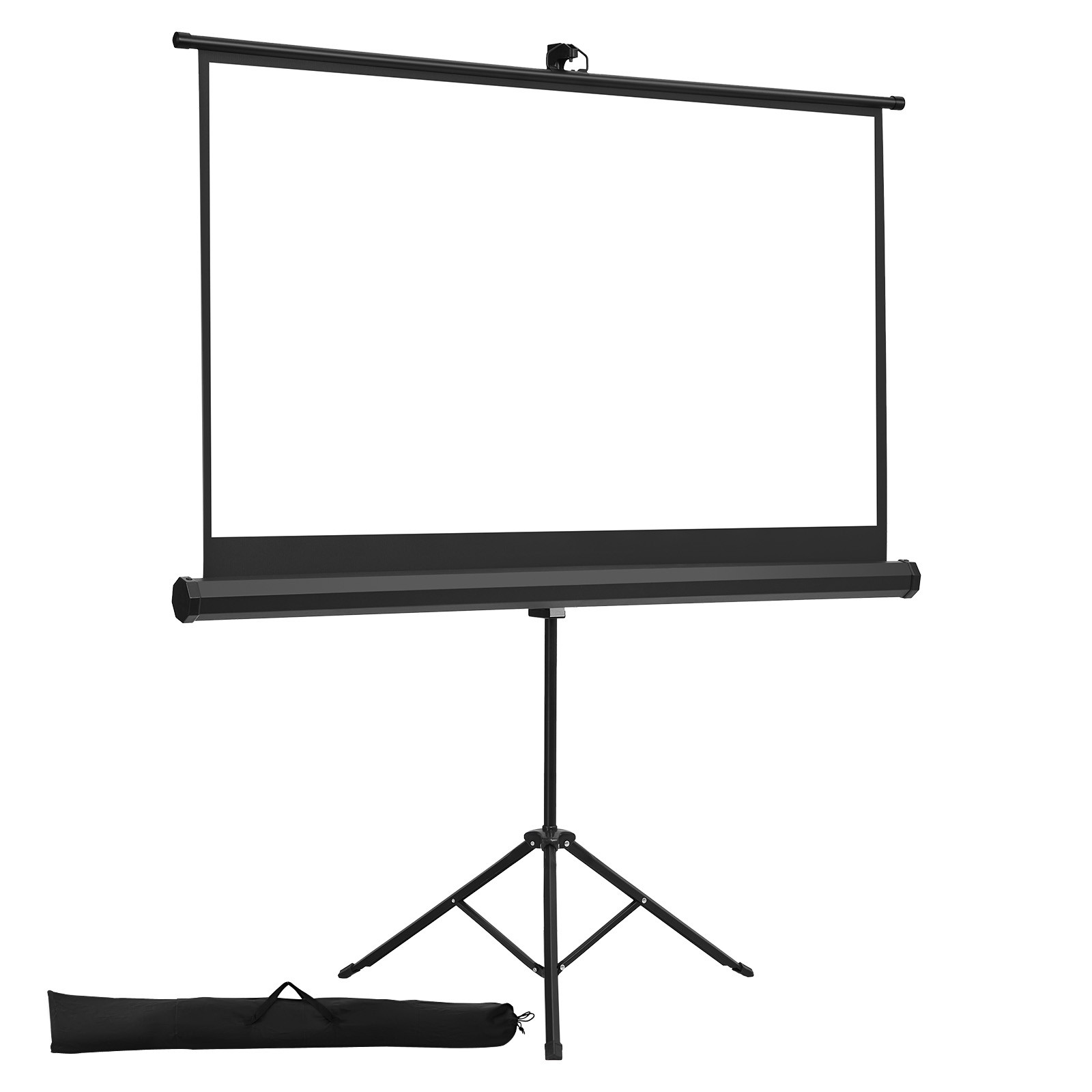 Uimoso Portable 60-Inch Projector Screen with Tripod Stand,16:9 Ratio,4K Support