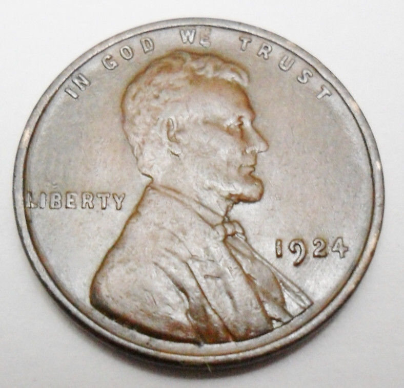 1924 P Lincoln Wheat Cent / Penny  AVE CIRCULATED  **FREE SHIPPING**