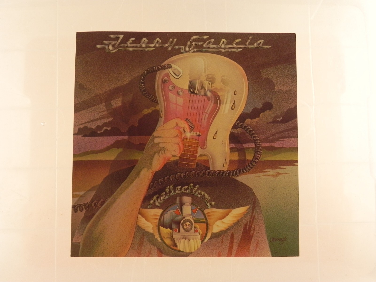 Jerry Garcia Handbill 1976 Reflections Album Promotion 5.25" x 5.25"