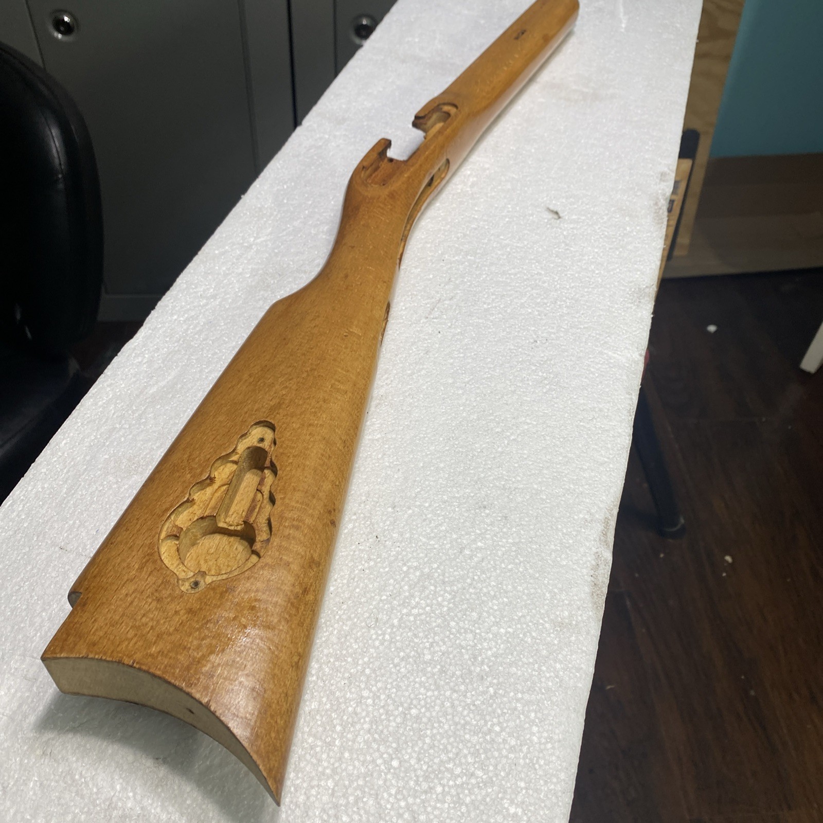 CVA Hawken Percussion Rifle Muzzleloader Stock, 15/16"  Barrel Channel
