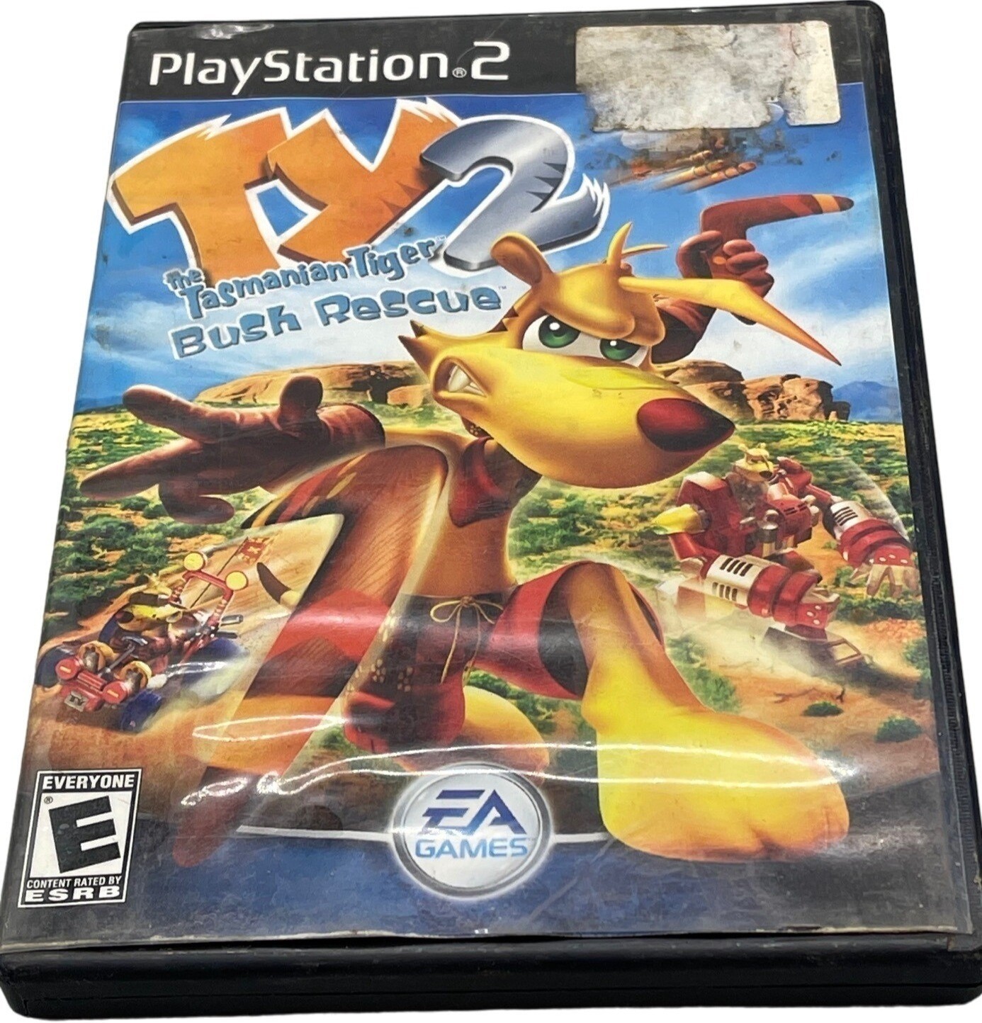Ty 2 play station 2 DVD rated E 69 kb 1-2 players EA games READ