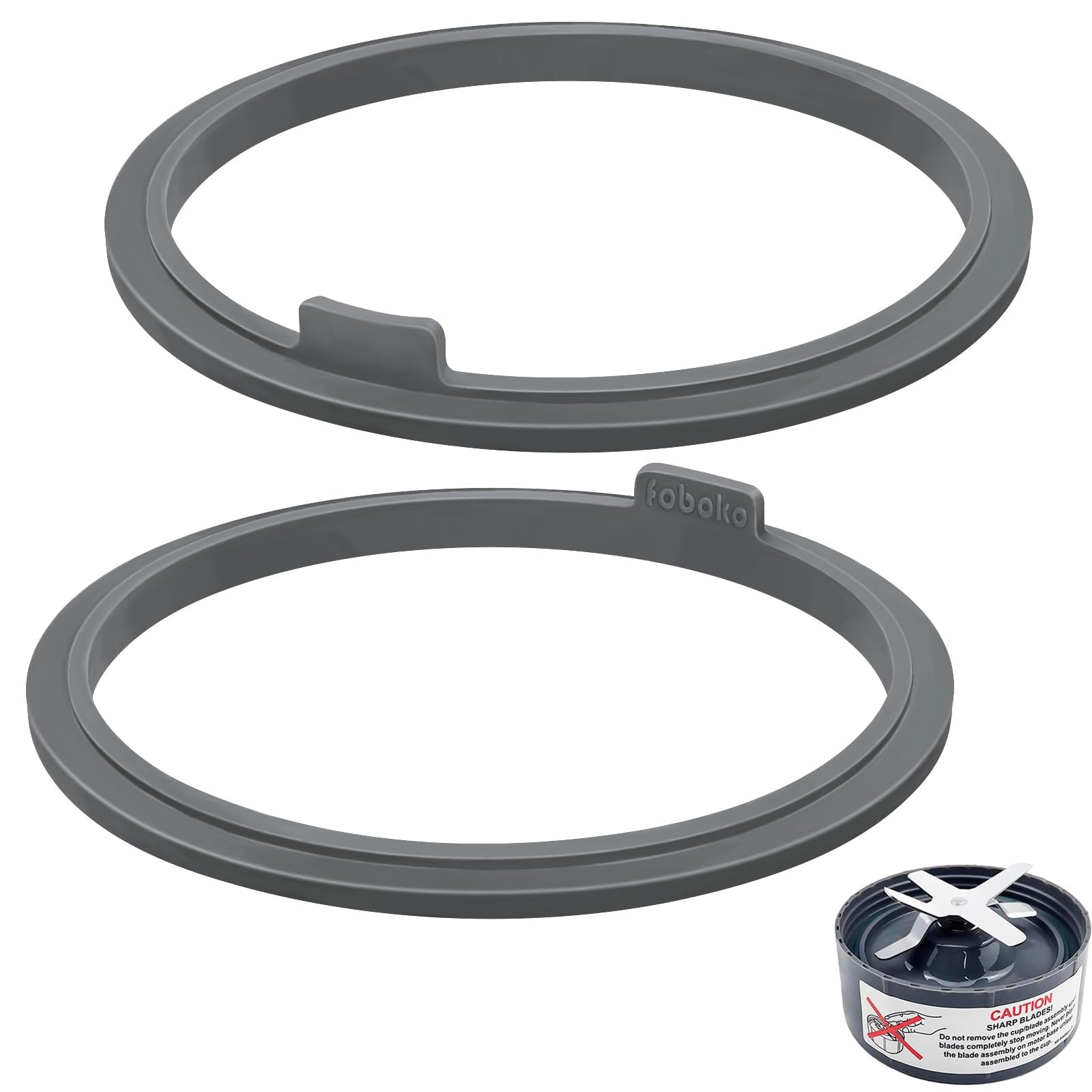 2x Gasket for Nutribullet 600W 900W Blender Parts Food Grade Silicone