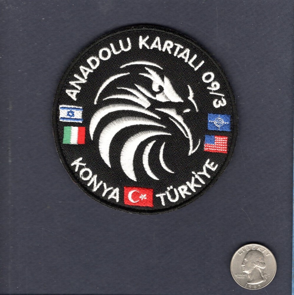 Anadolu Kartali Konya 2009 F-16 Falcon TURAF NATO USAF TURKISH Squadron Patch +V
