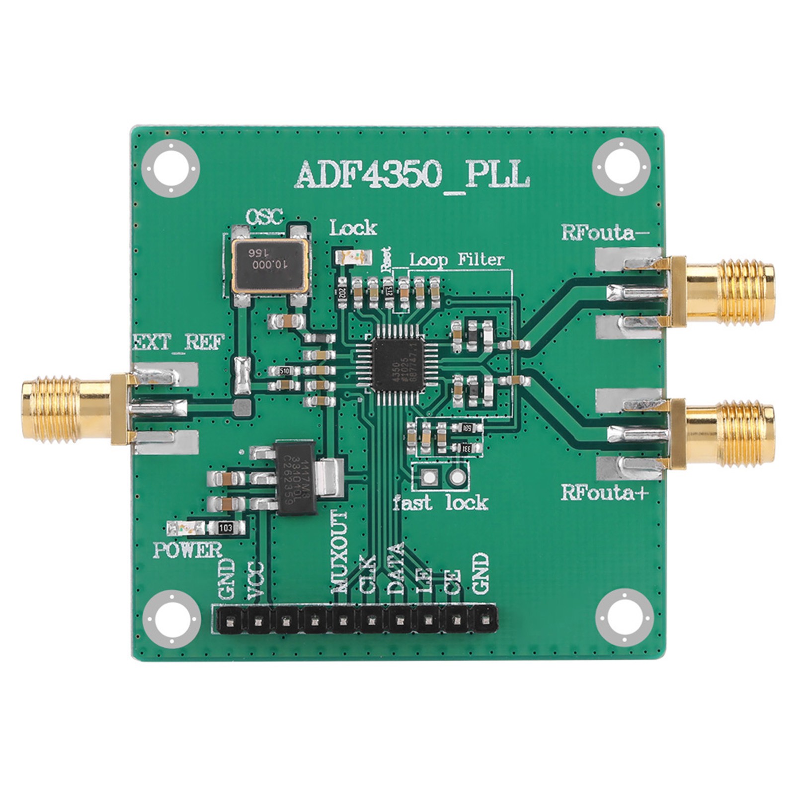 137M‑4.4GHz RF Signal Source Phase Locking Loop Frequency Synthesizer ADF4350⊹