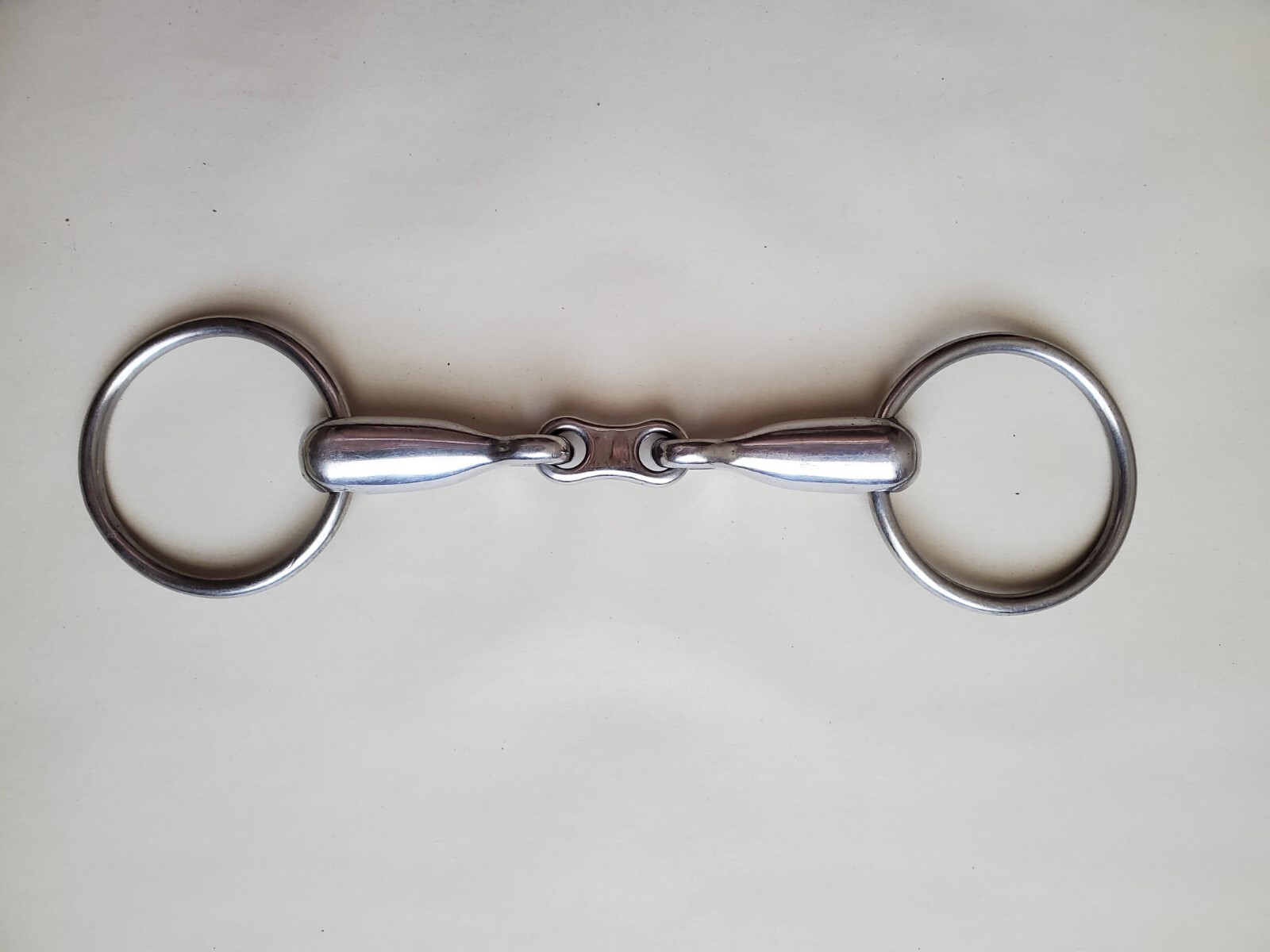Korsteel Loose Ring French Snaffle Solid Thick Mouth 5"