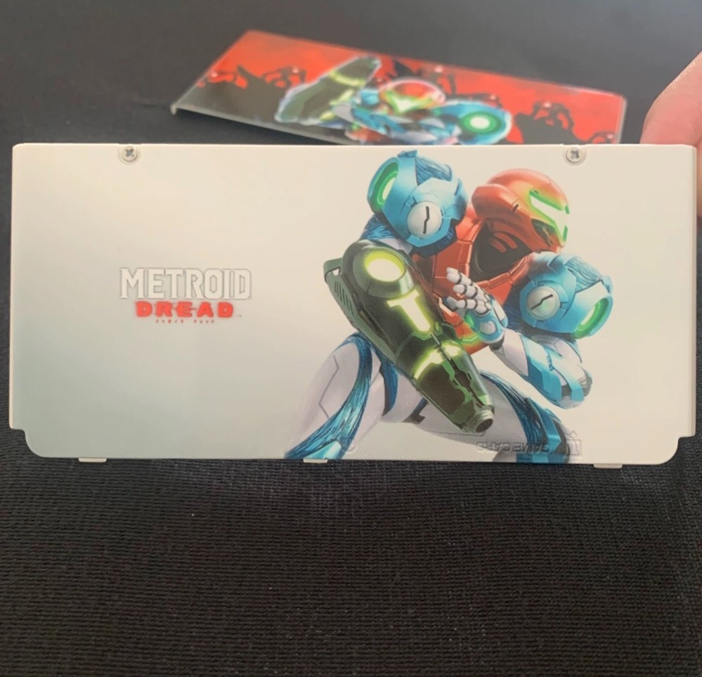 Metroid Dread Samus Nintendo New 3DS Front & Back Replacement Plates shell cover