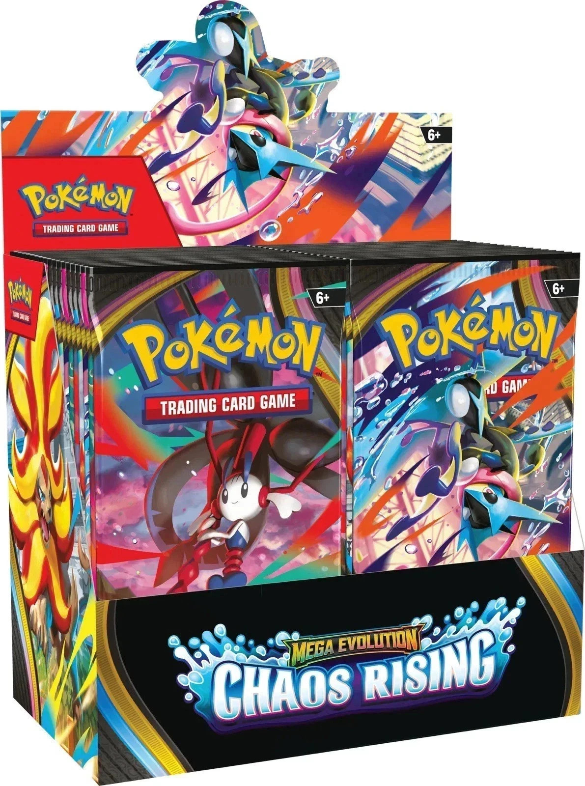 Pokemon Chaos Rising Booster Box New Sealed shipping pack of 50