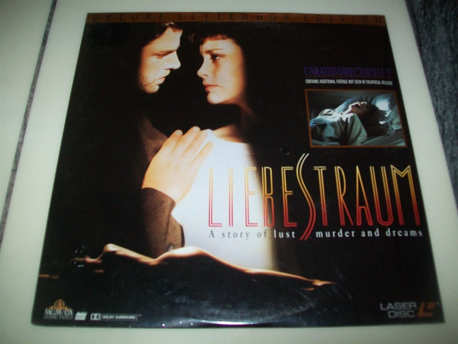 LIEBESTRAUM Laserdisc LD WIDESCREEN FORMAT UNRATED DIRECTOR'S CUT BRAND NEW!