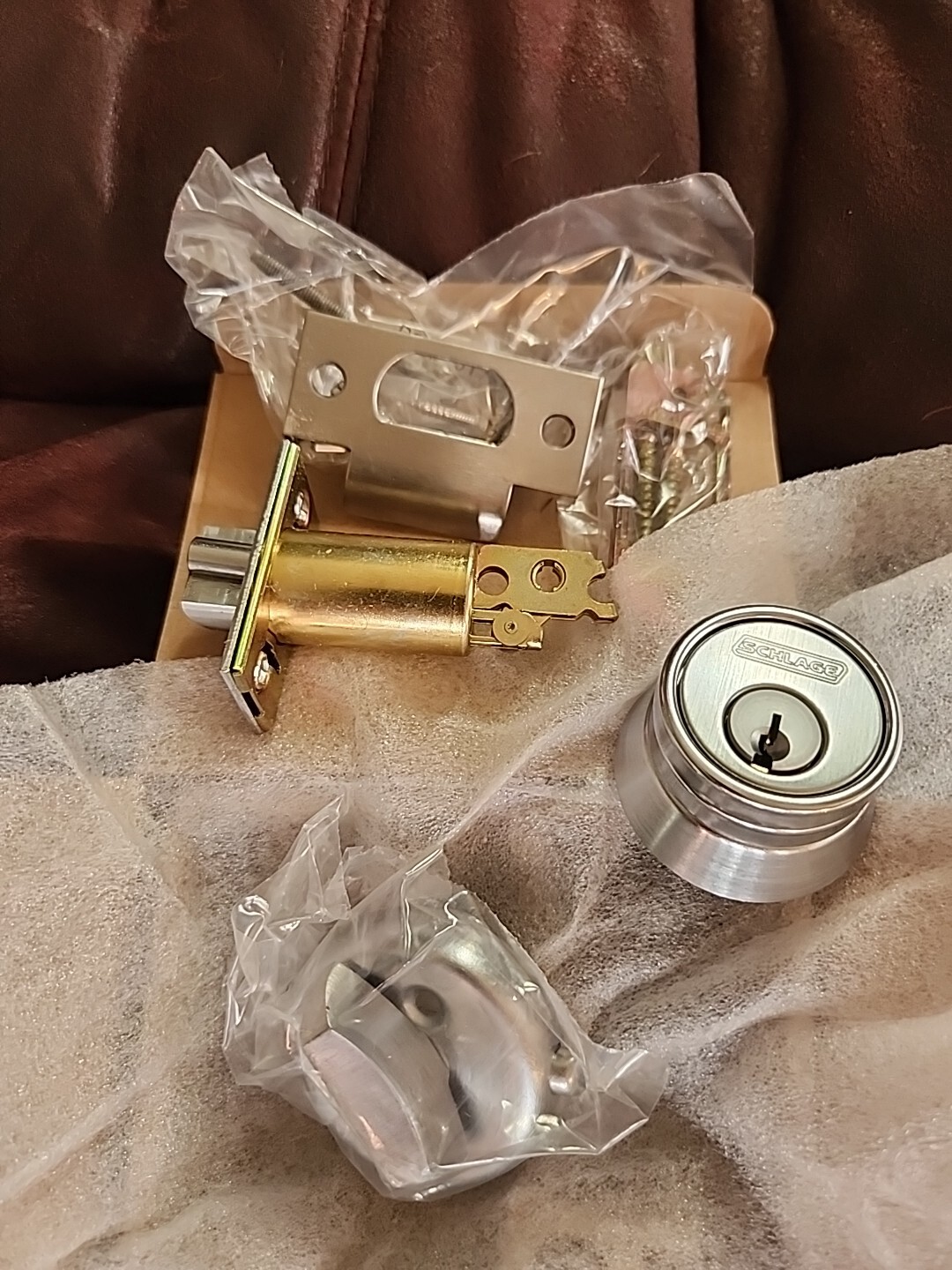 Schlage B250p6 626 2-3/8 Backset Gate Lock With 2 Keys Locksmith