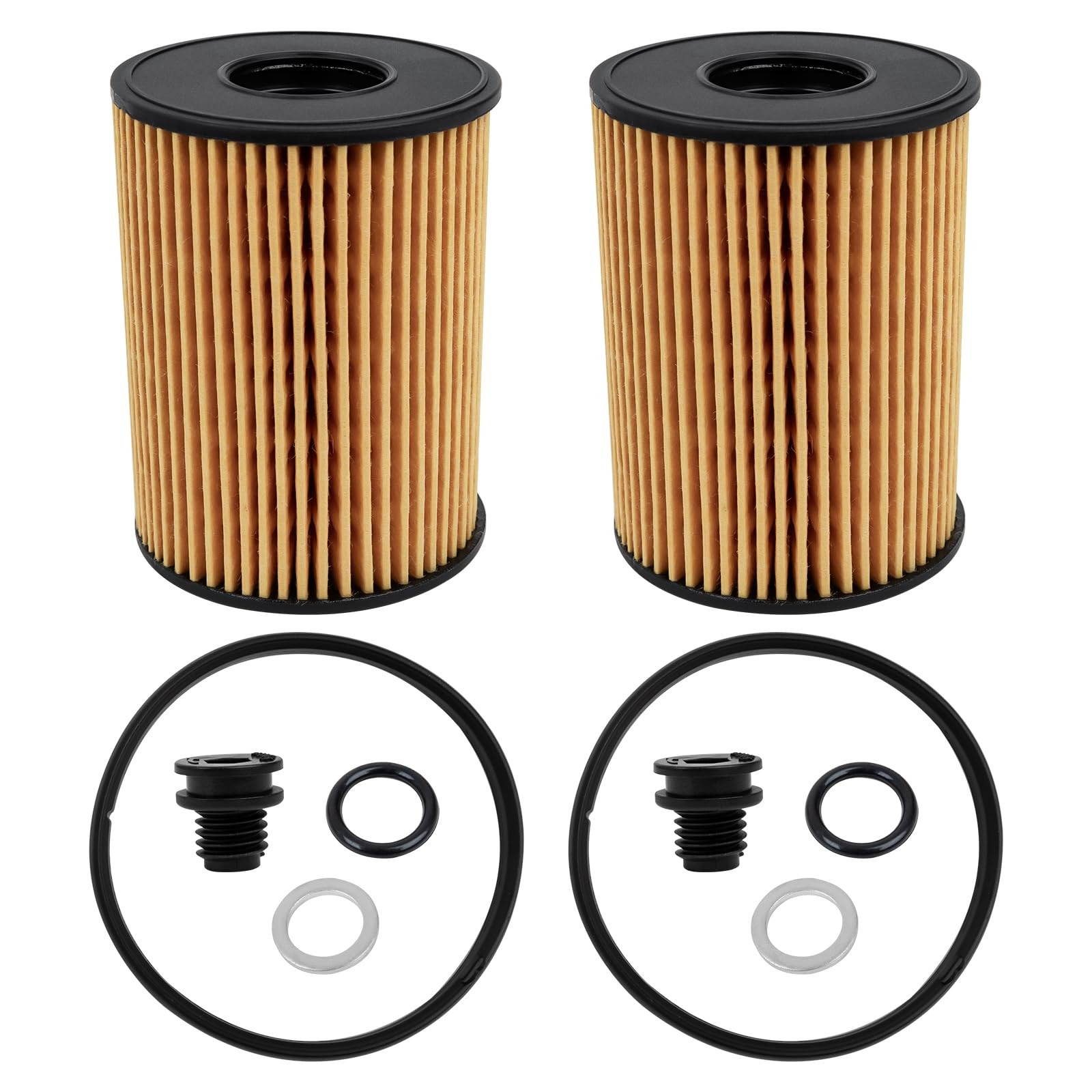 26350-2S000 Oil Filters with Seals Fits Hyun dai S anta Cruz 2.5L 2022, S...