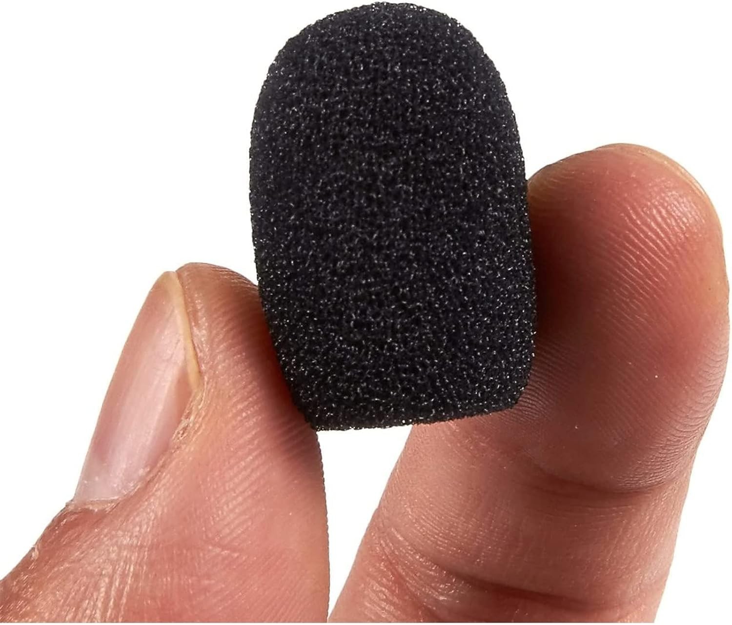 24 Pack Mini Foam Windscreen for Headset Microphone Black