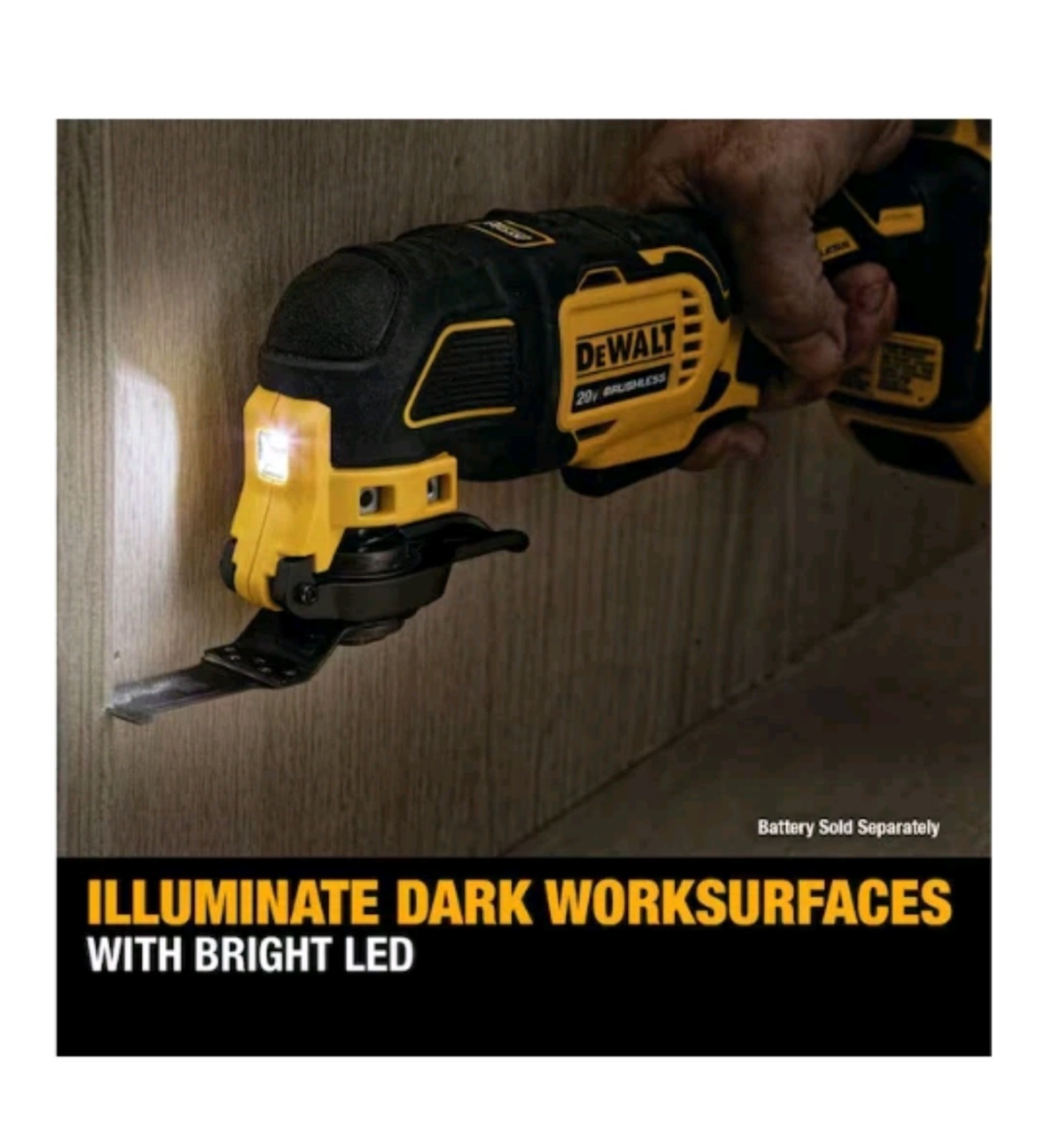 DEWALT DCS354B 20V MAX ATOMIC BL Li-Ion Oscillating Multi-Tool (Tool Only) New