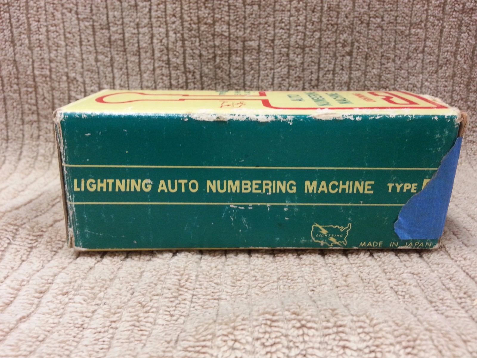 LIGHTENING AUTO NUMBERING MACHINE IN BOX TYPE BB Free Shipping!!
