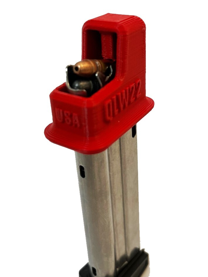 Magazine Speed Loader Designed to fit Walther PPK/S 22LR, QLW22 Red
