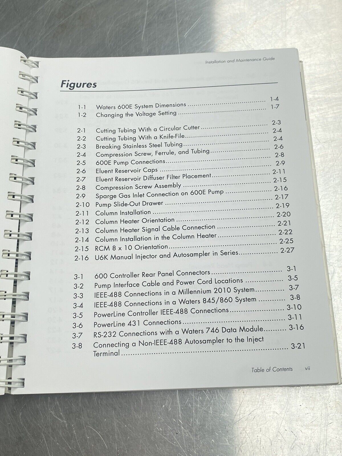 Millipore Waters 600e Multisolvent Delivery System - Users Manual /Instructions