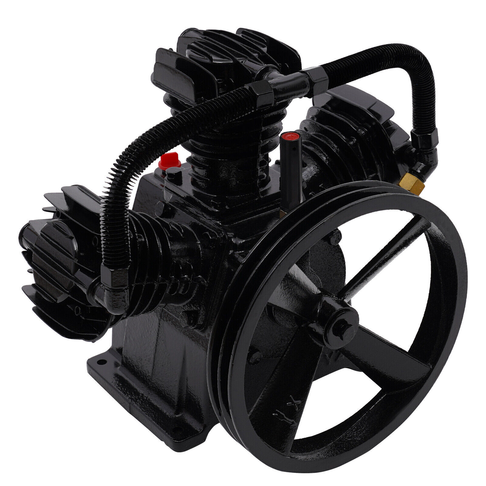 4HP Single-Stage Inline-Twin Replacement Air Compressor Pump 3 Cylinder Head
