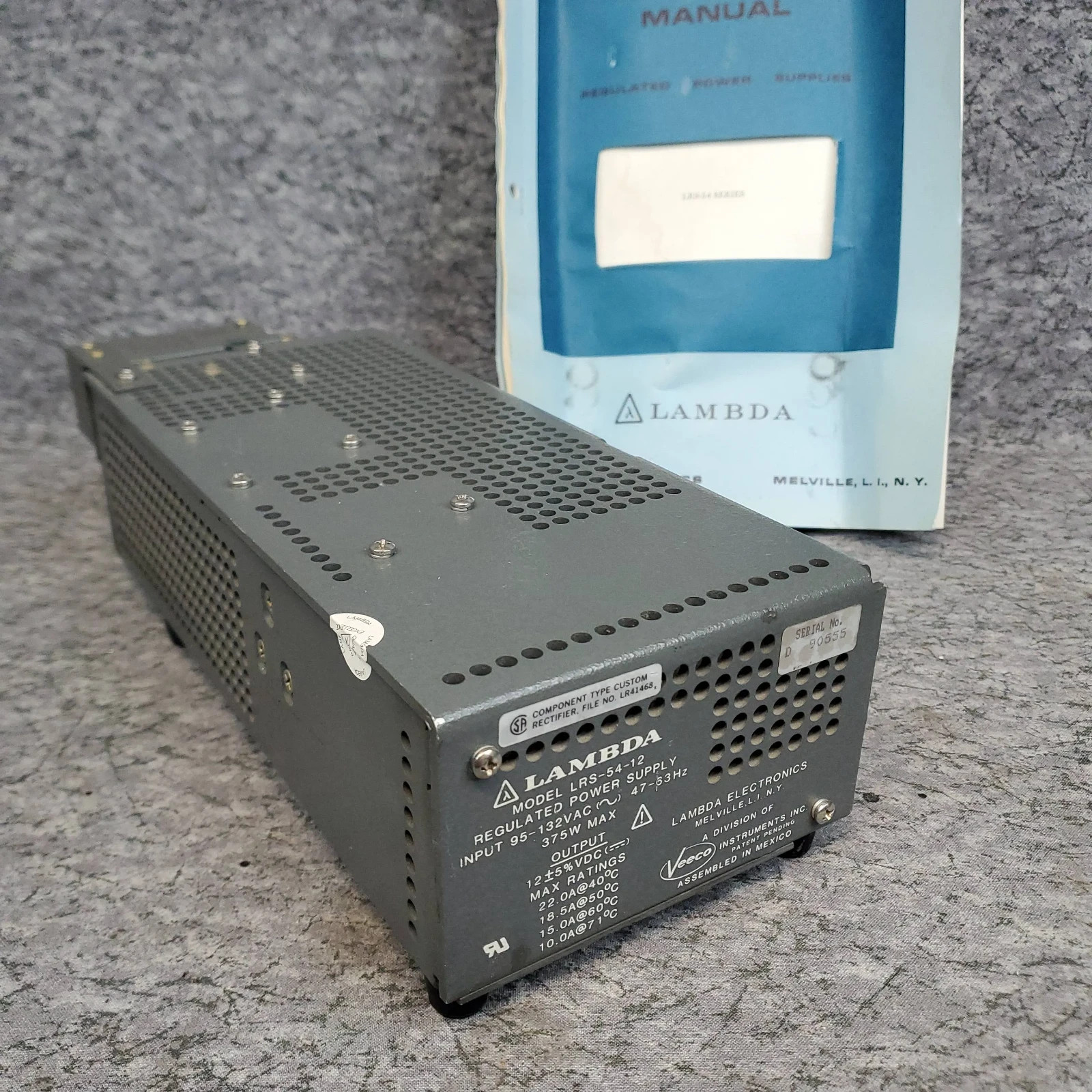 Lambda LRS 54M-12 DC Regulated Power Supply