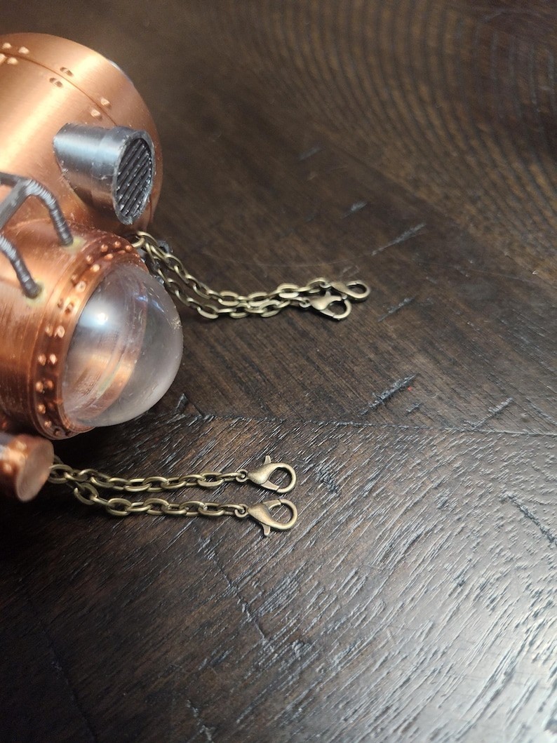 Steampunk Weekender Submarine Airship Lamp