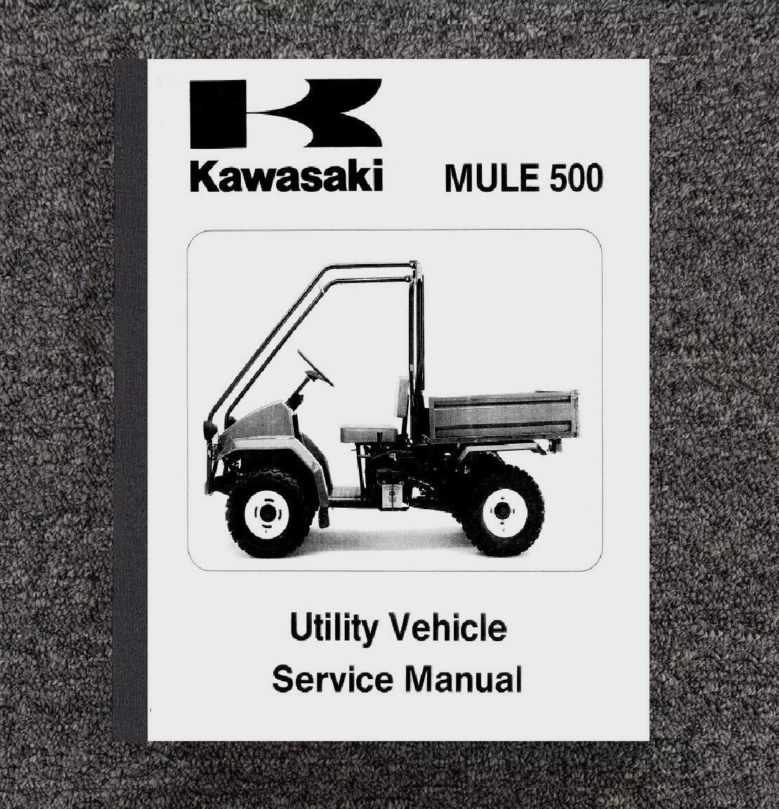 500 550 Workshop Service Manual Kawasaki Mule KAF300 MULE 500 550 - PAPER MANUAL