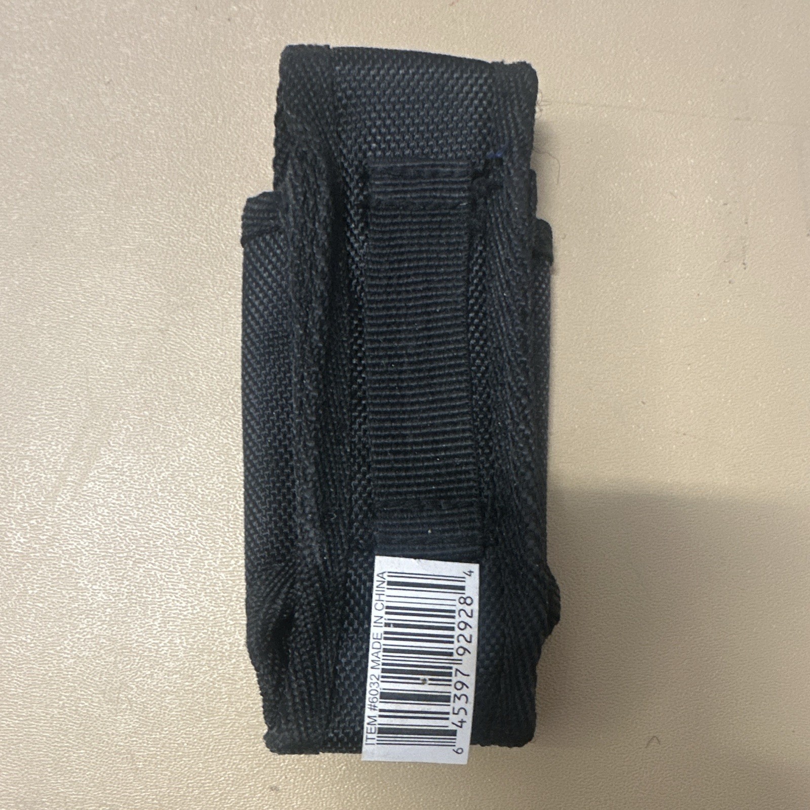 NEBO Black Nylon Flashlight Holster Pouch w/ Belt Loop, Flashlight Holster