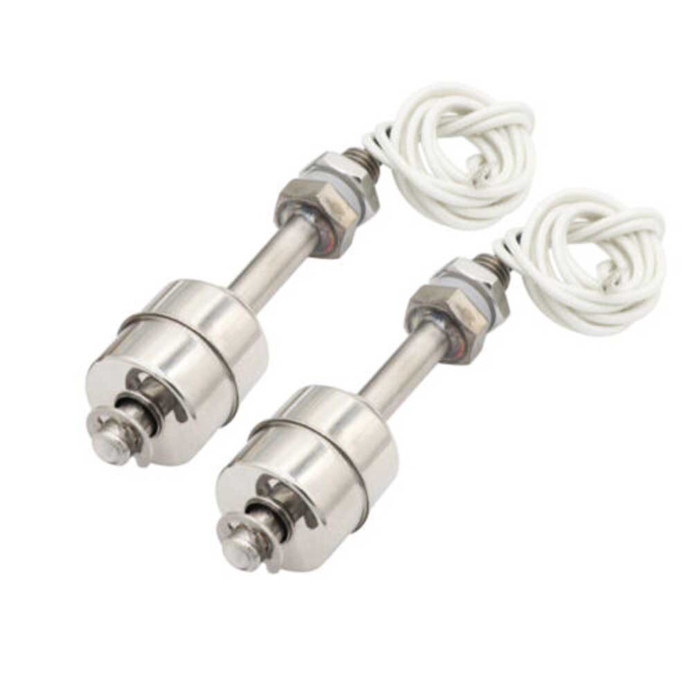 5PCS 75mm Stainless Steel Liquid Water Level Sensor Horizontal Float Switch Tool