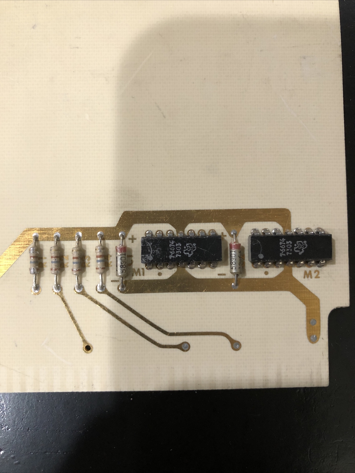 Rare 1968 NCR System 100, Transfer Board, Gold Plating