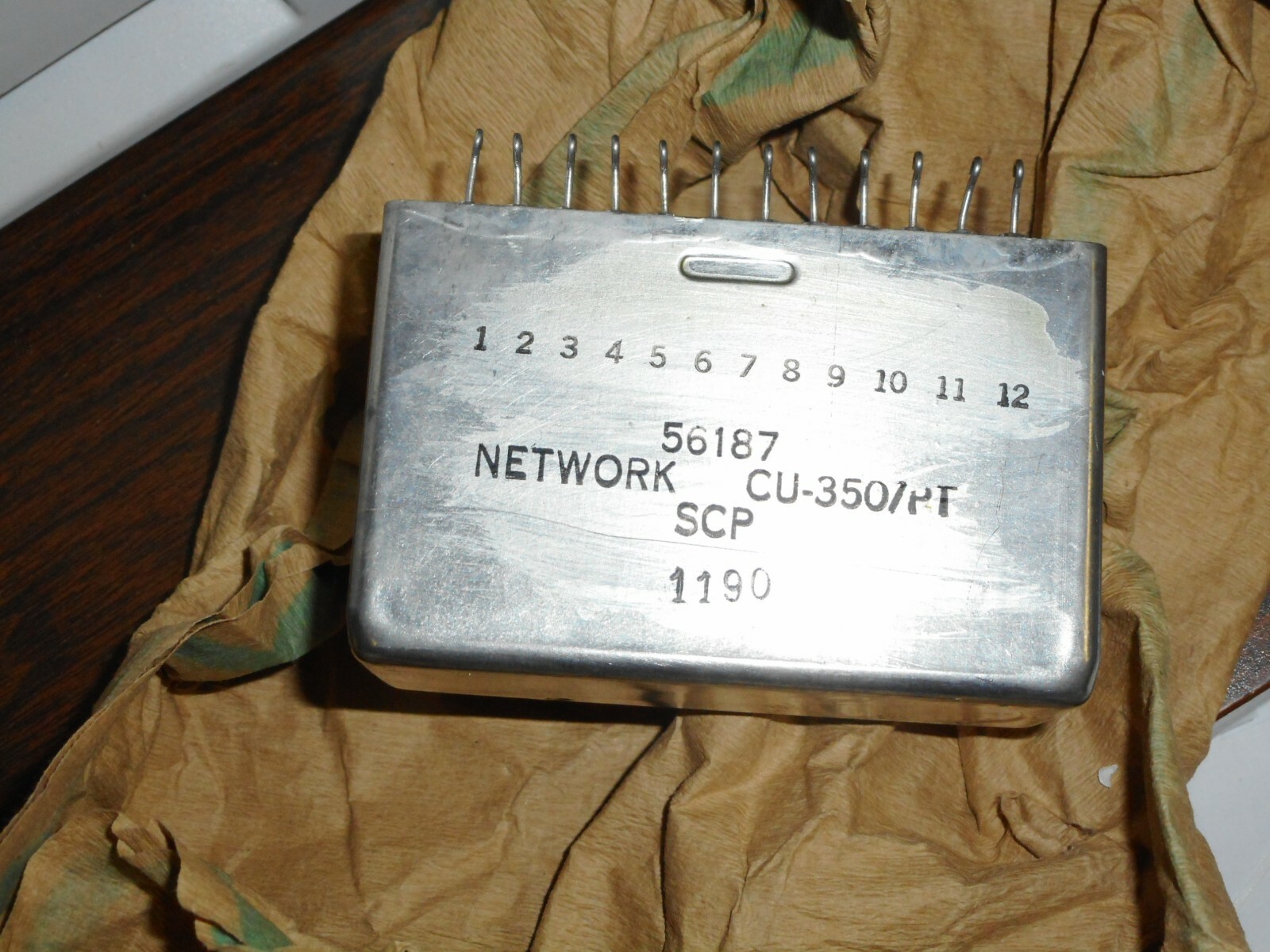 Military  NETWORK  CU350/PT  TA312 FIELD PHONE    NSN 5915-00-392-5981    NOS