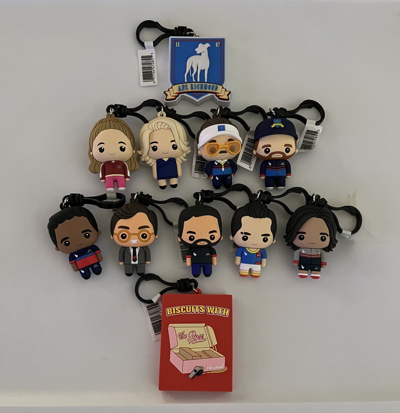 Monogram Ted Lasso Figural Bag Clip - Buy3+=Free Shipping