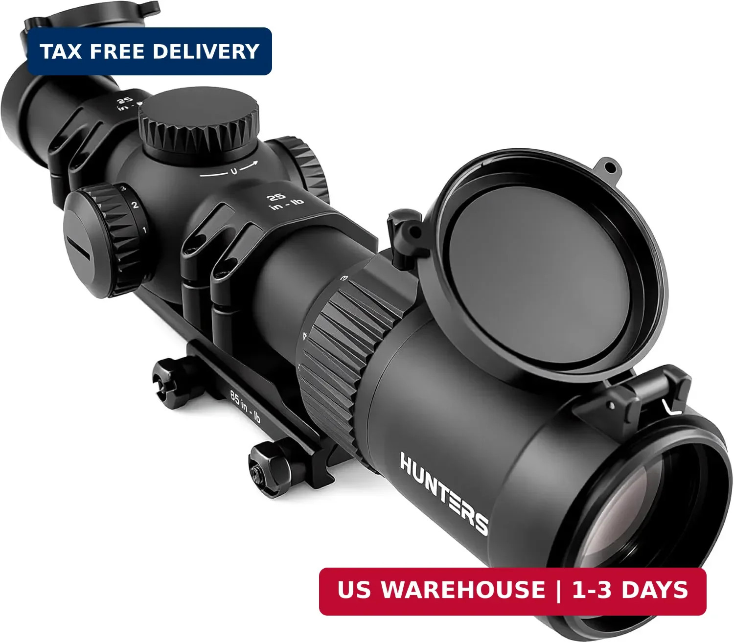 Tech Hunters LVPO SFP 1-6X28 MM 26 24 Second Focal Plane Riflescopes with Illumi