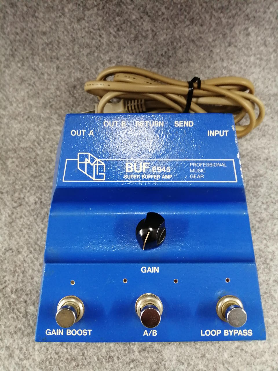 PMG BUF E945 Buffer with A/B Switch & Effects Loop, Used