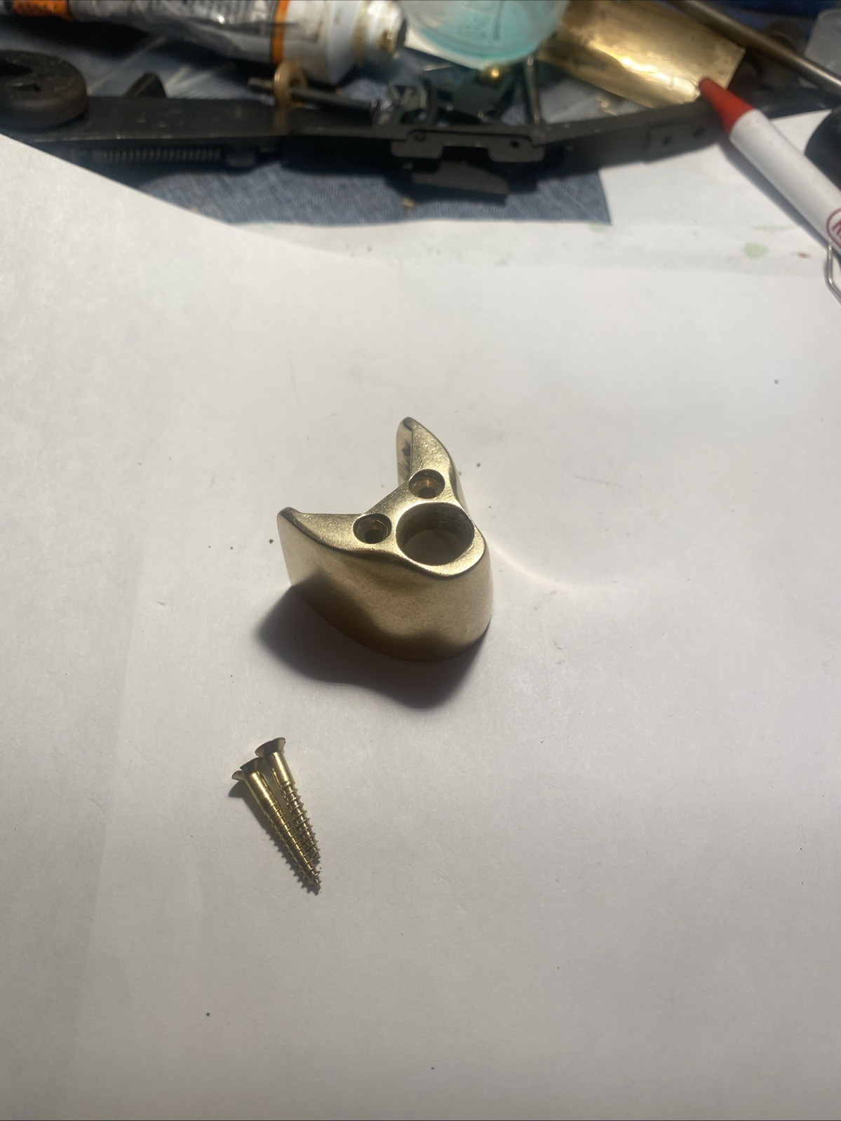 1-0" , Thompson Center Hawken Muzzleloader Nose Cap W screws