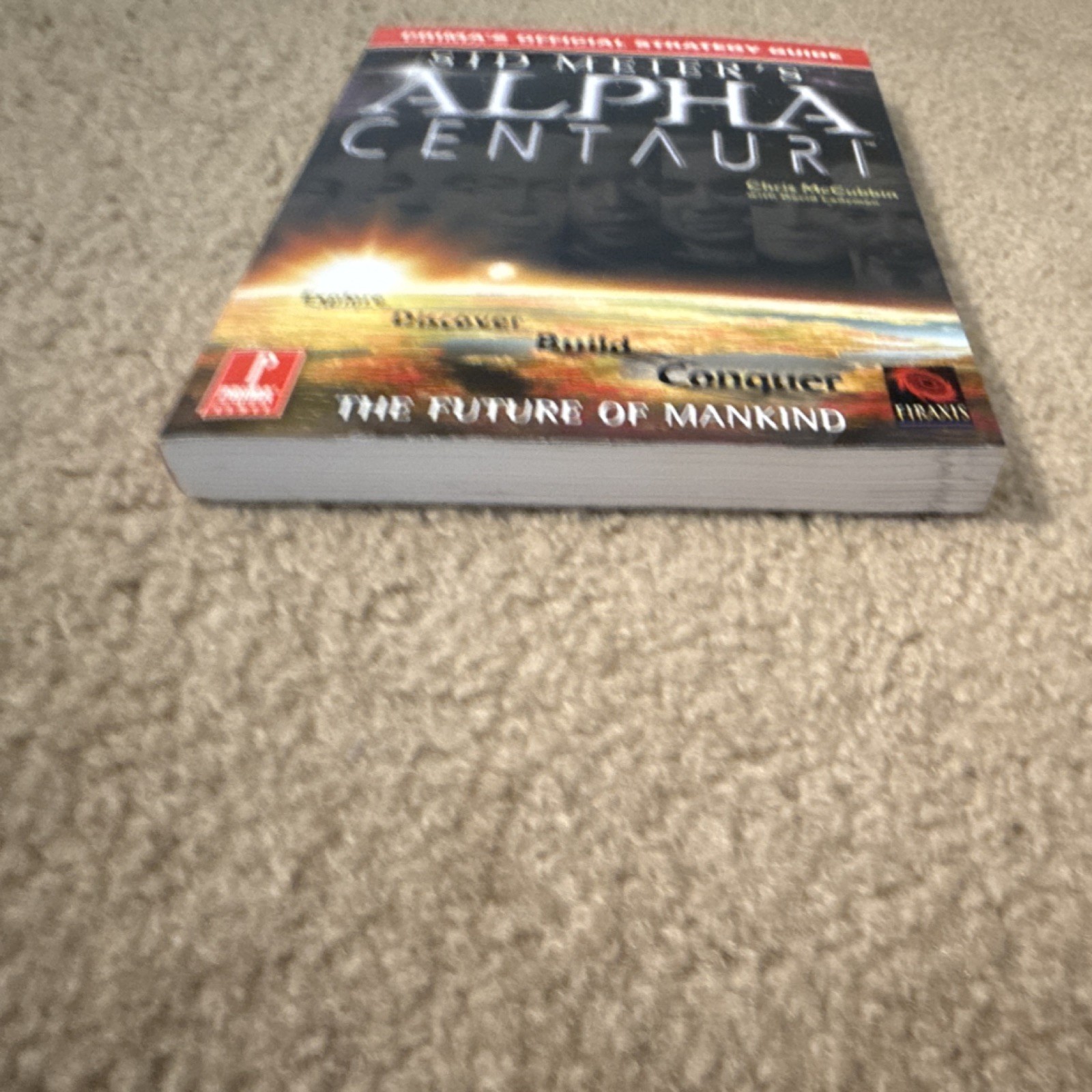 Prima Games Sid Meier's Alpha Centauri Strategy Guide Full-Color Map Poster 1999