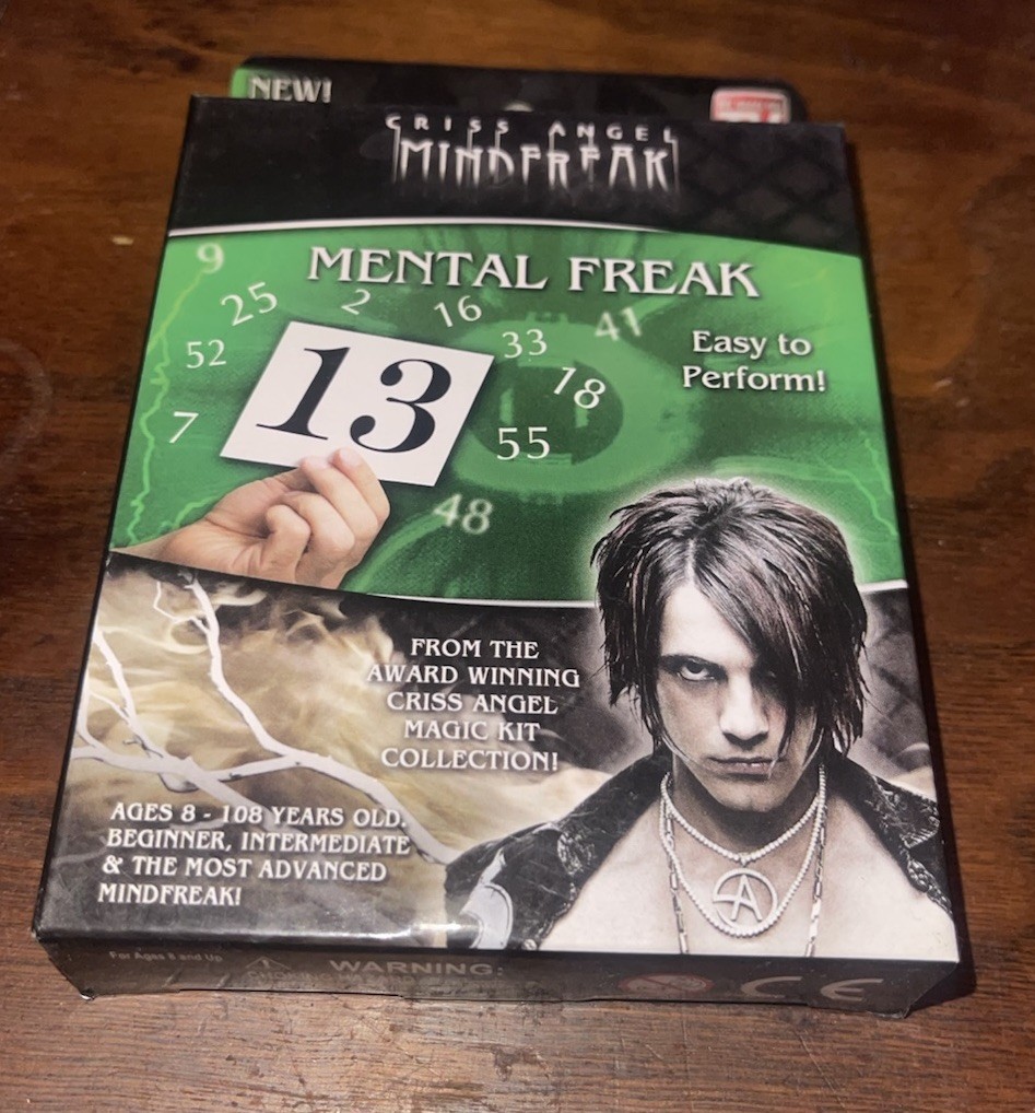 New CRISS ANGEL Mental Freak Easy To Perform Magic Trick Magic Kit Collection