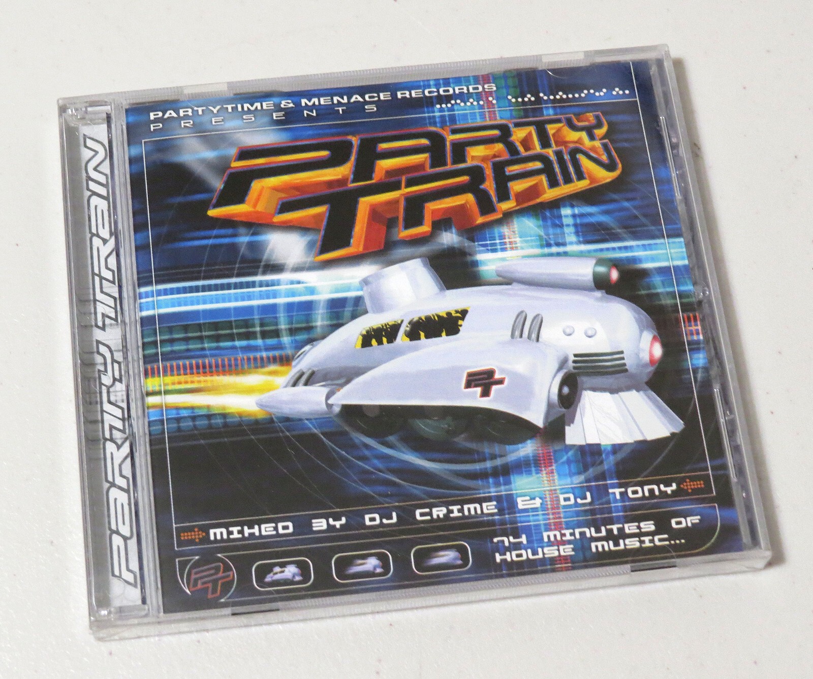 GENUINE Party Train CD Mixed by DJ Crime & Tony (1999) Hard House Music NEW