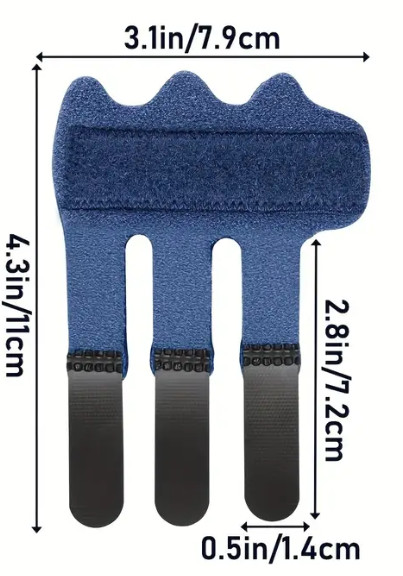 2 Pack Trigger Finger Brace Splint Straightener Support Protector Adjustable