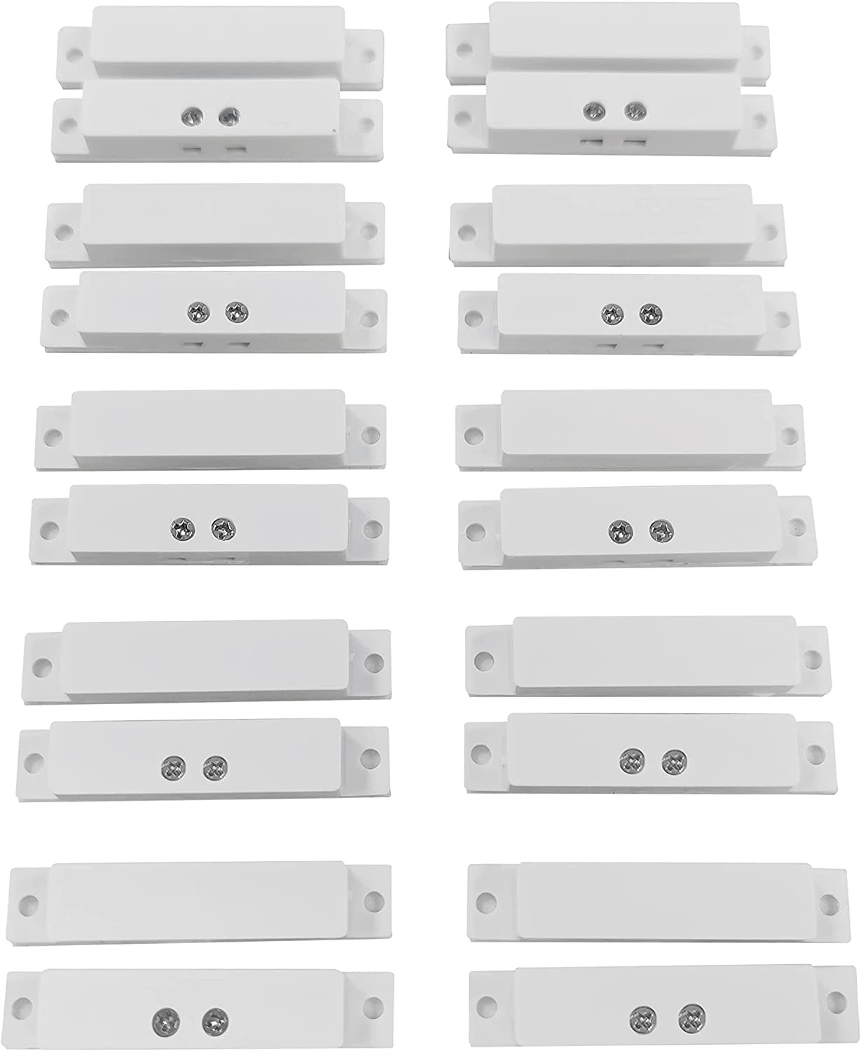 10 Sets Pack of Wired Surface Mounted Alarm Magnetic Contacts Door Window Reed S
