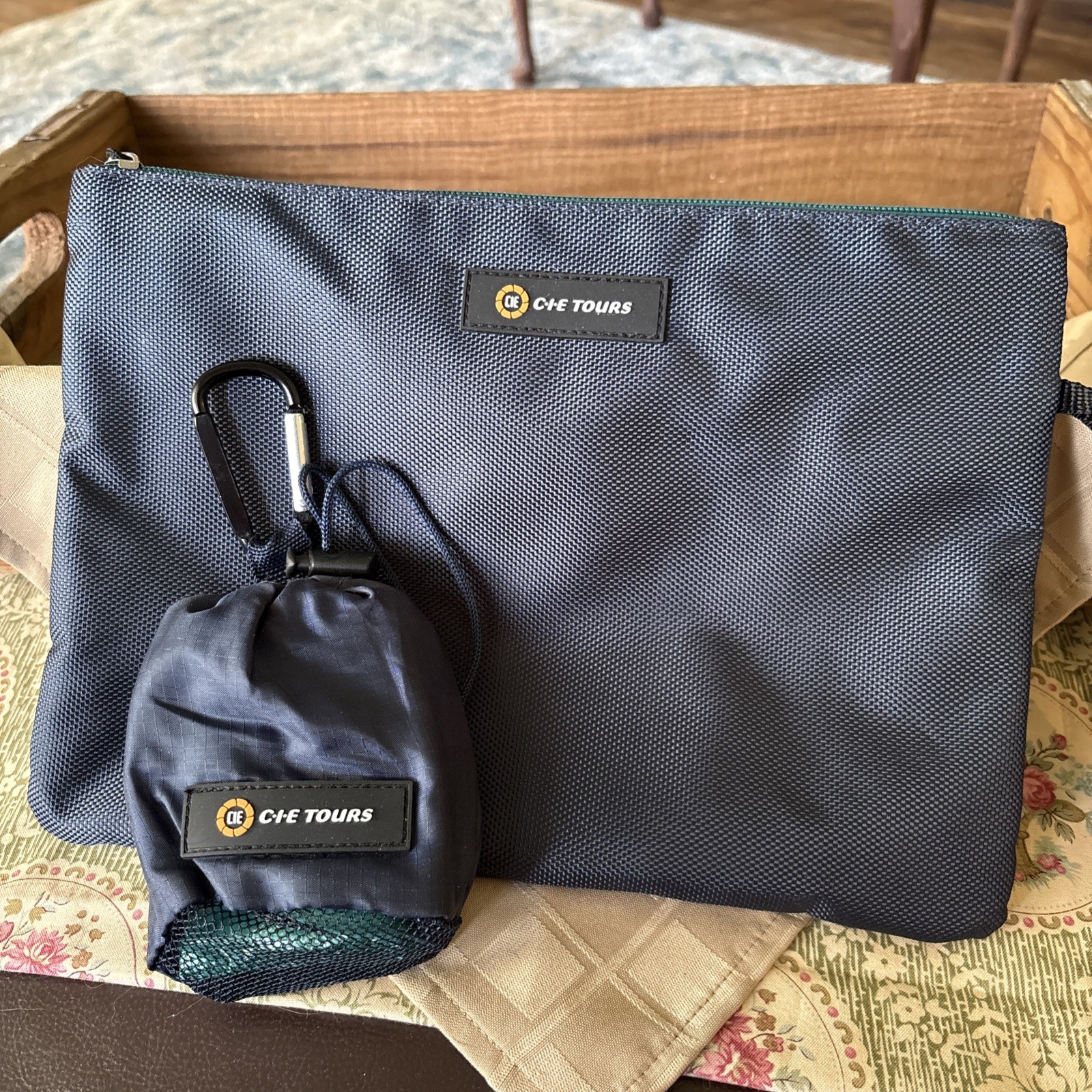 CIE Tours Ireland Scotland Travel Bag & Pouch Hiking Backpack Outdoor Navy Color