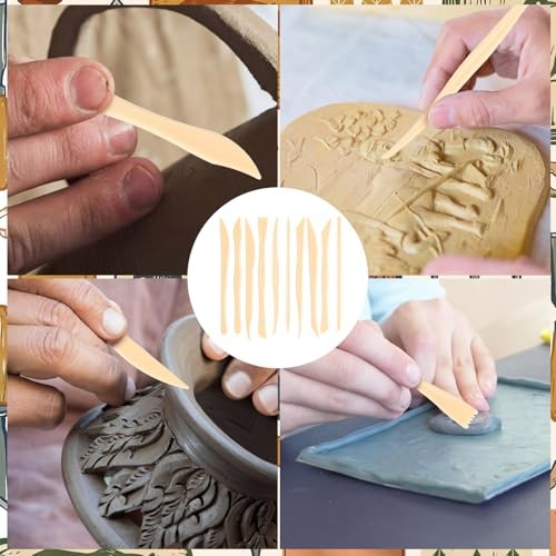 10 Set Pcs Clay Sculpting Tools - Different Shapes - Plastic 100 Classic Style