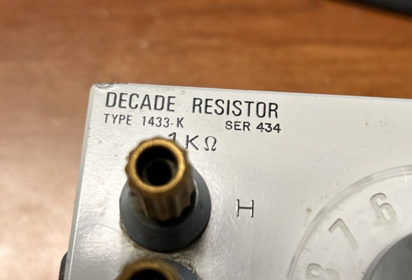 General Radio 1433-K Decade Resistor (Untested)