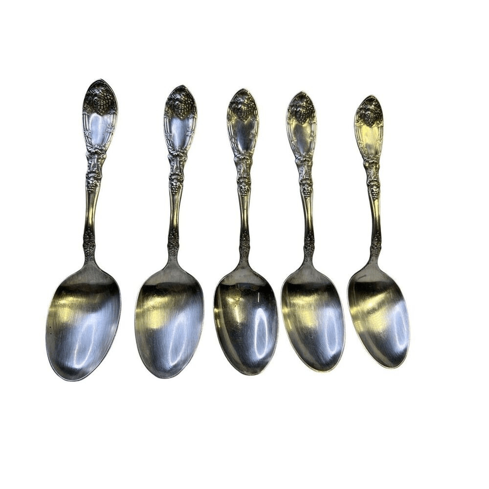 Rogers A1 1881 Vintage Spoon Flatware Stainless 7 Inch ( 5 Piece Lot )