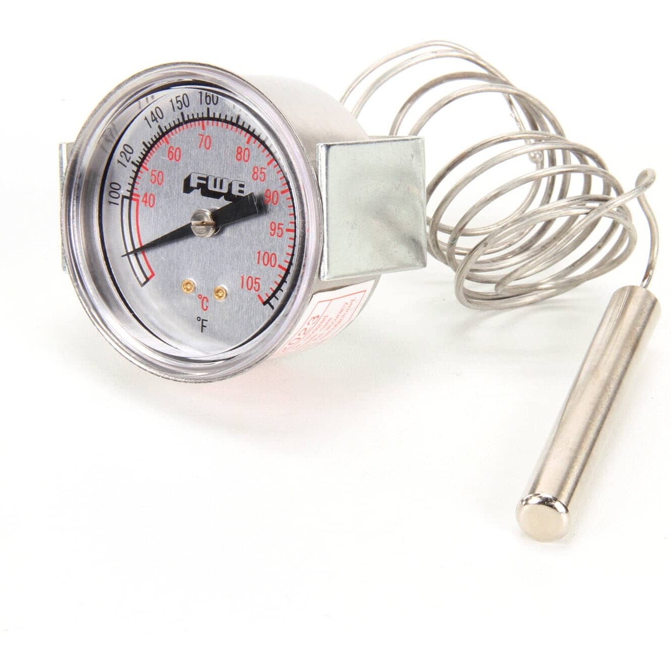 FWE TMETERH1 Thermometer, Analog, 100 220F